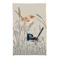Grasslands Blue Wren - Microfibre Tea Towel