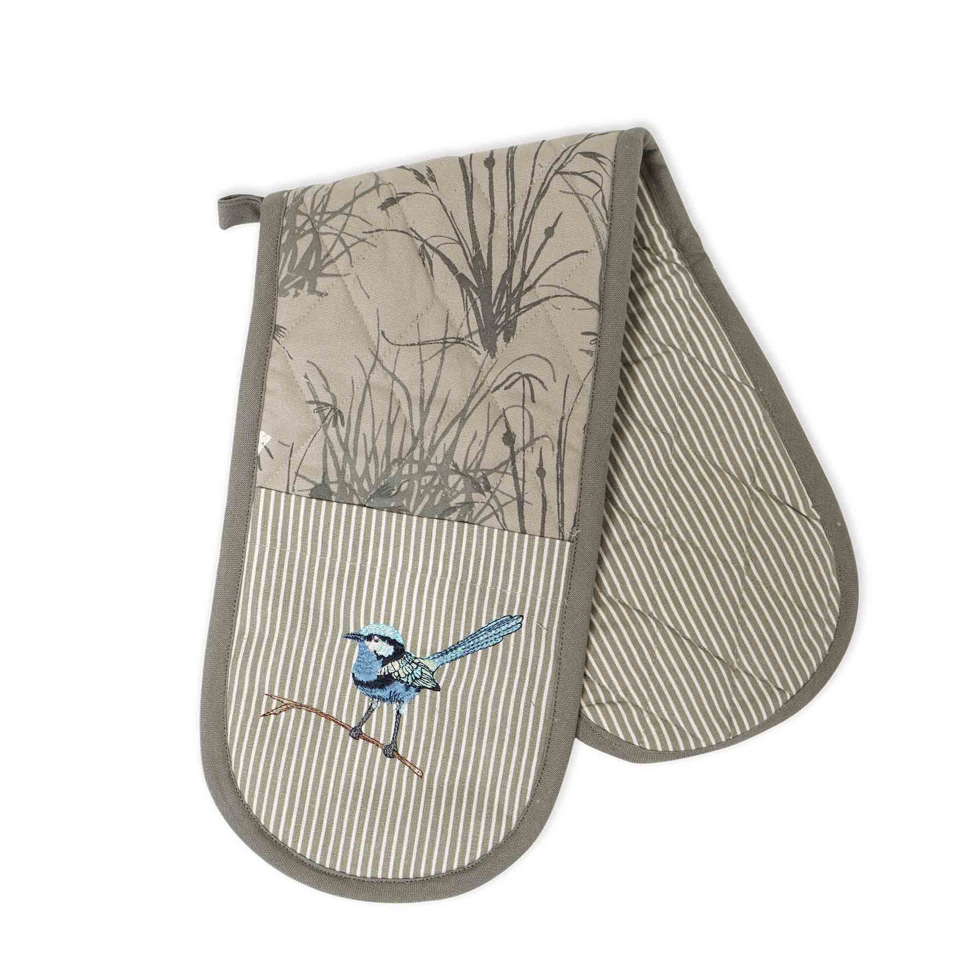 Grasslands Blue Wren - Double Mitt
