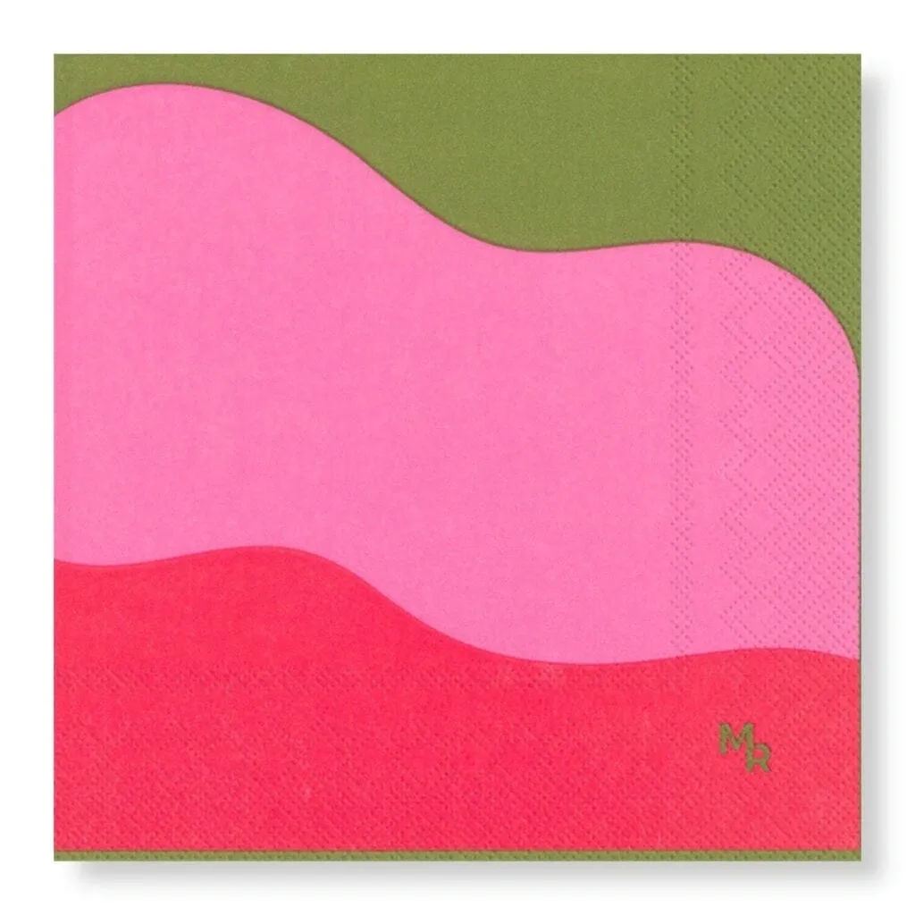 decorative colour flow napkins - dinner / luncheon / cocktail table napkins for dining and entertaining