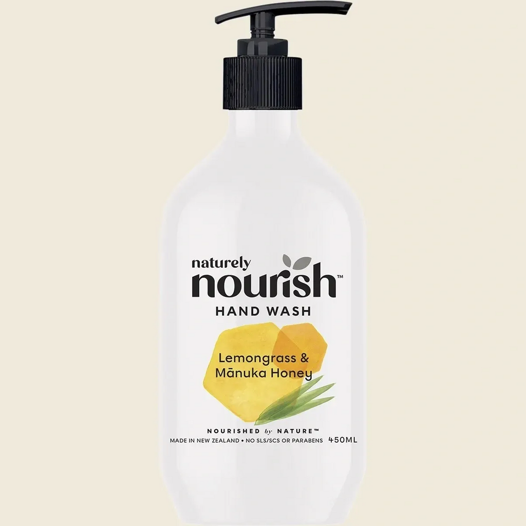 naturely nourish lemongrass and manuka honey hand wash - 450ml home and kitchen product
