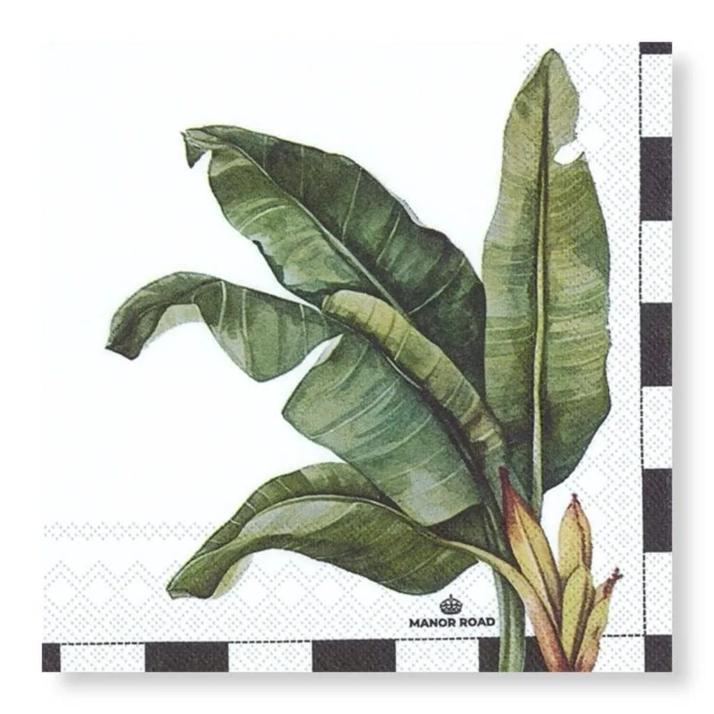 decorative tropicana napkins - dinner / luncheon / cocktail table napkins for dining and entertaining