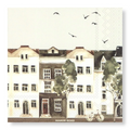 decorative city life napkins - dinner / luncheon / cocktail table napkins for dining and entertaining