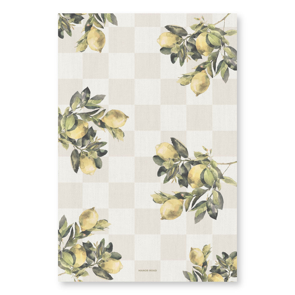 Microfiber Tea Towel - Citrons