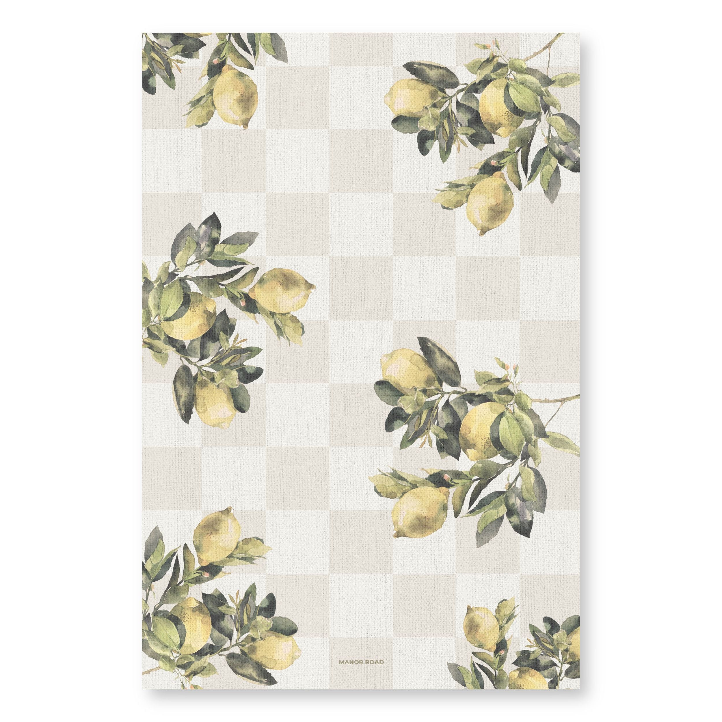 Microfiber Tea Towel - Citrons