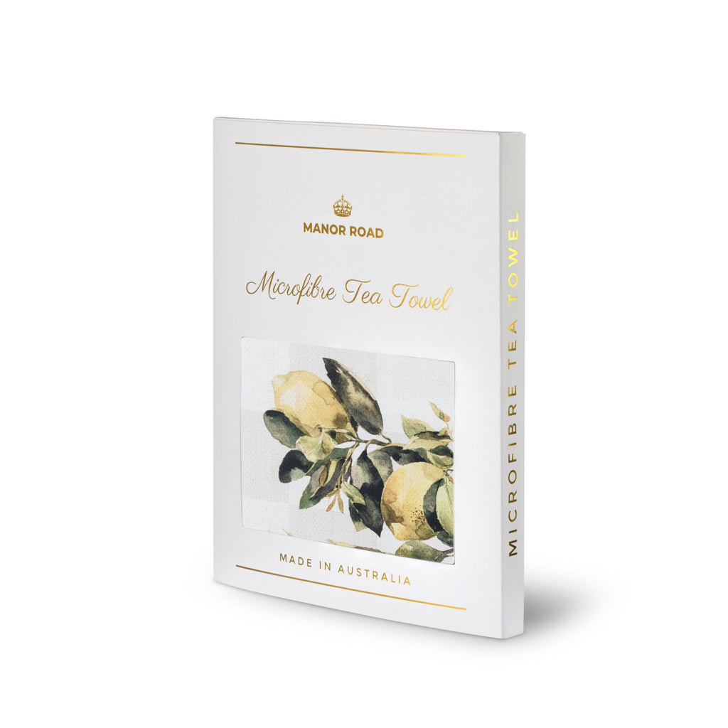 Microfiber Tea Towel - Citrons