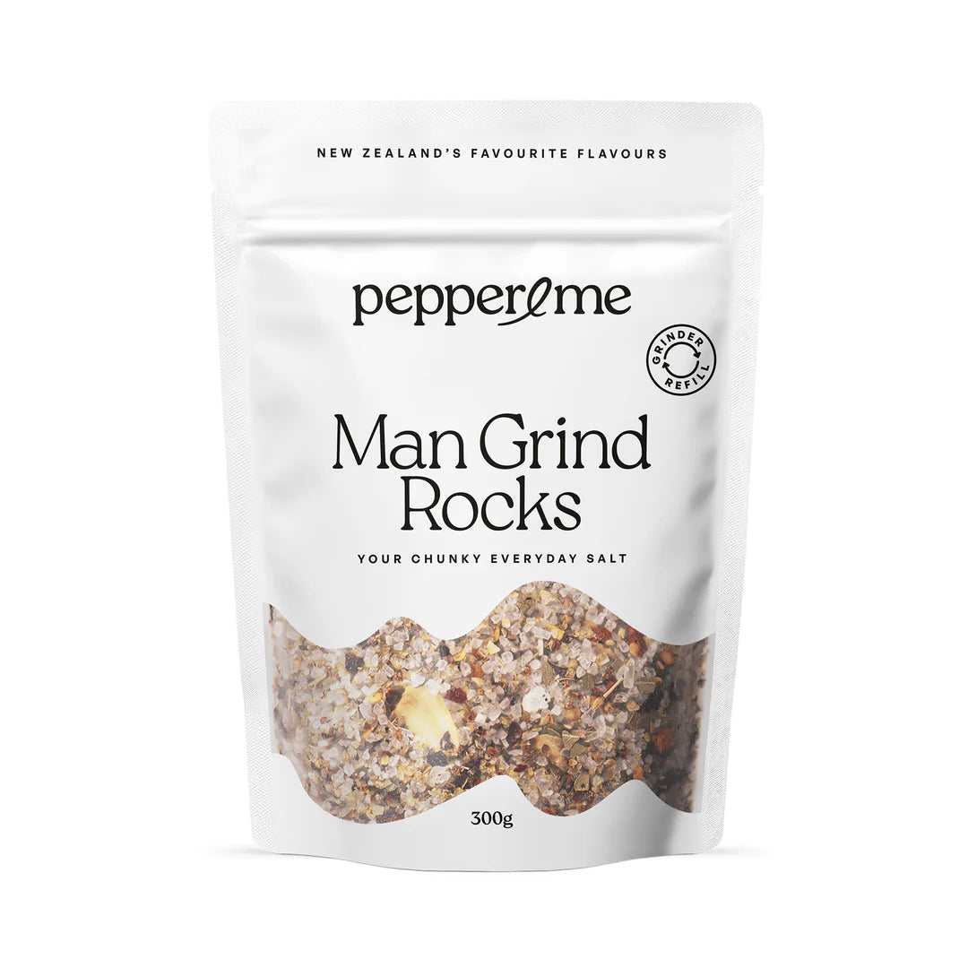 Man Grind Salt Rocks - 300g Outrageously Good Every Time