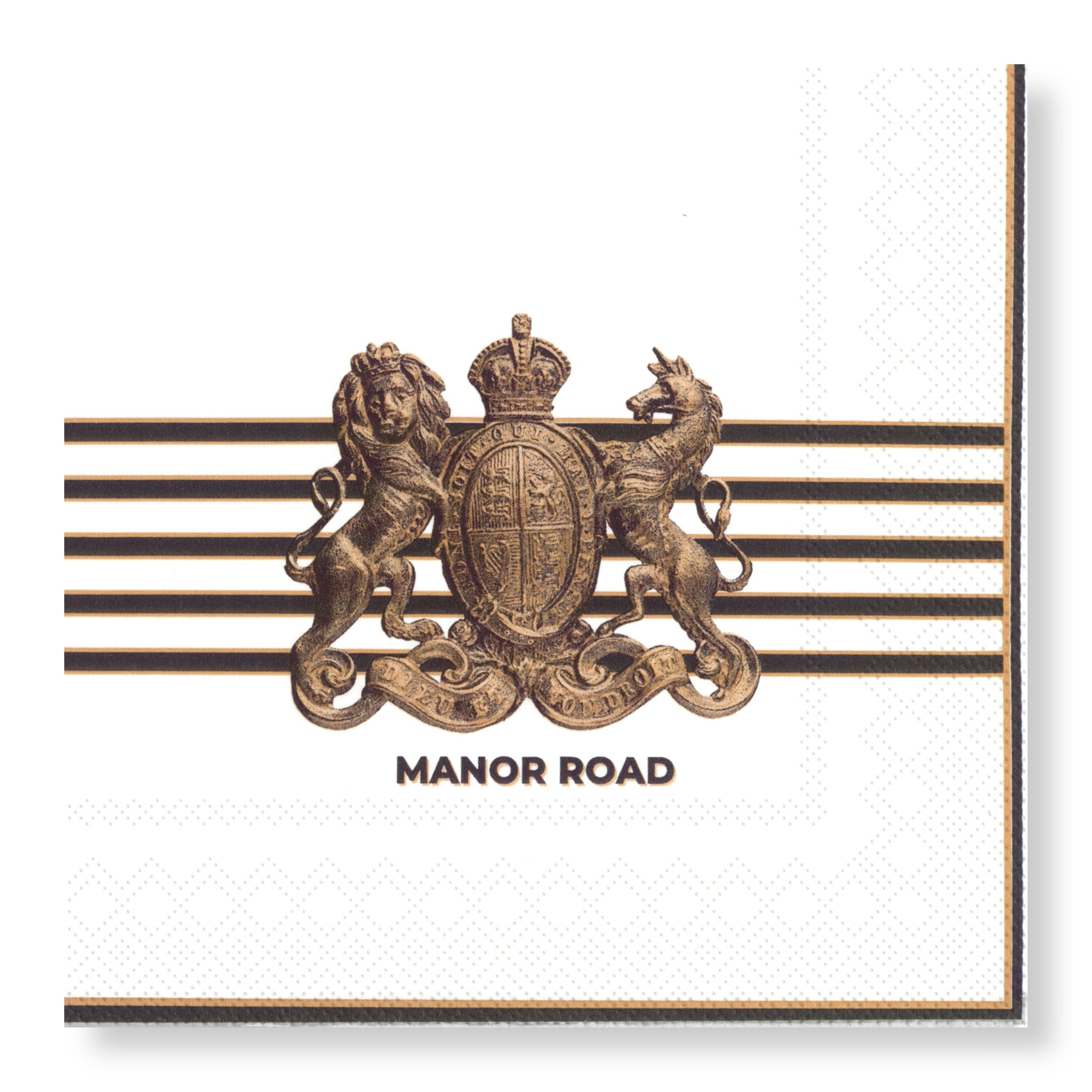 Regal Stripe Napkins - Luncheon / Cocktail