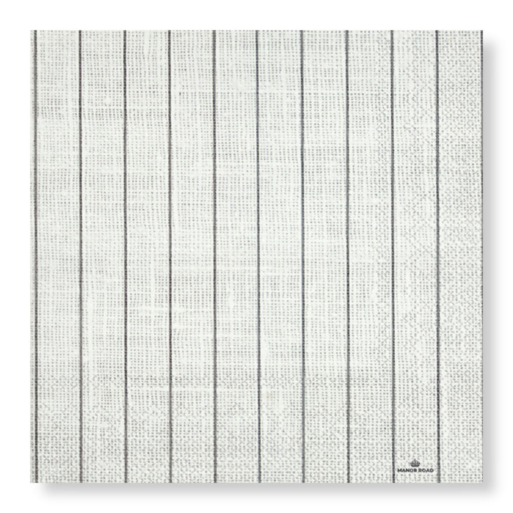 Linen Stripe Napkins - Dinner / Luncheon / Cocktail