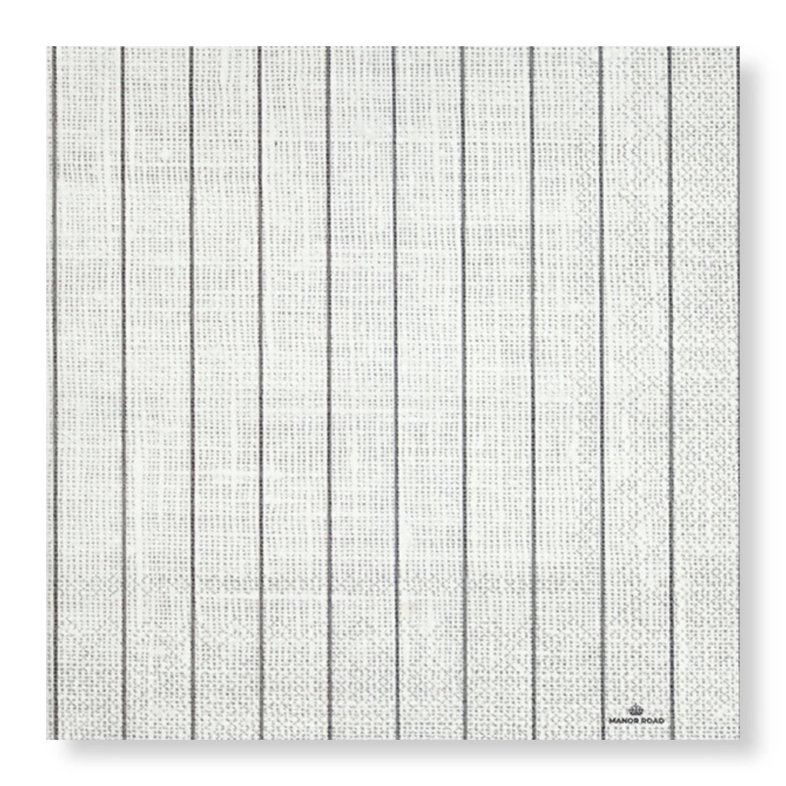 Linen Stripe Napkins - Dinner / Luncheon / Cocktail