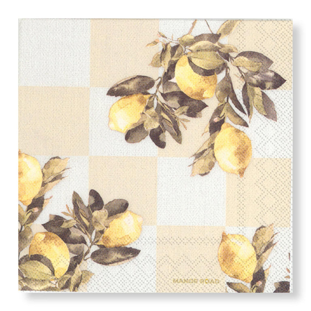 Citrons Napkins - Luncheon / Cocktail