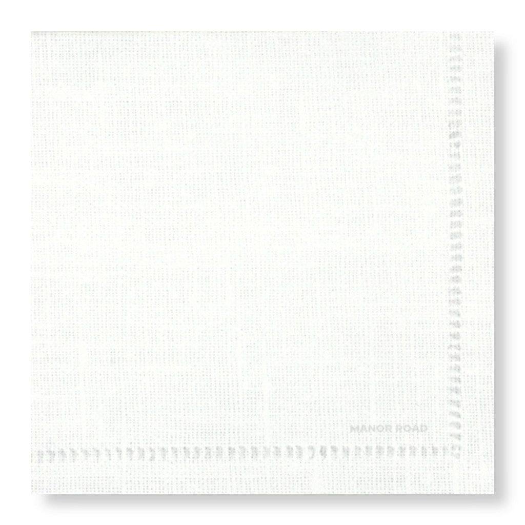 Linen Hemstitch Natural Napkins - Dinner