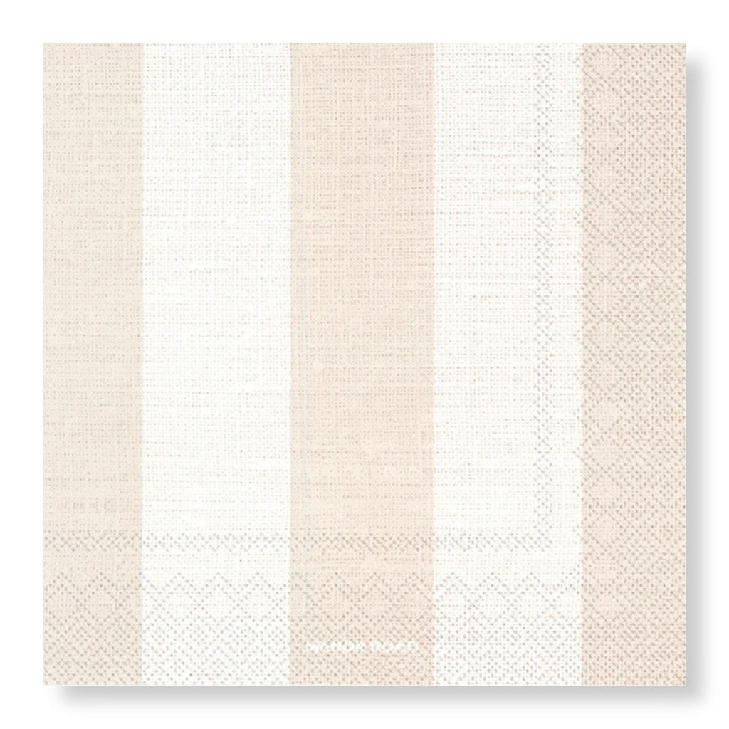 Naturals Stripe Napkins - Dinner / Luncheon / Cocktail