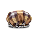 Manor Road Shower Cap - Classic Plaid Tan