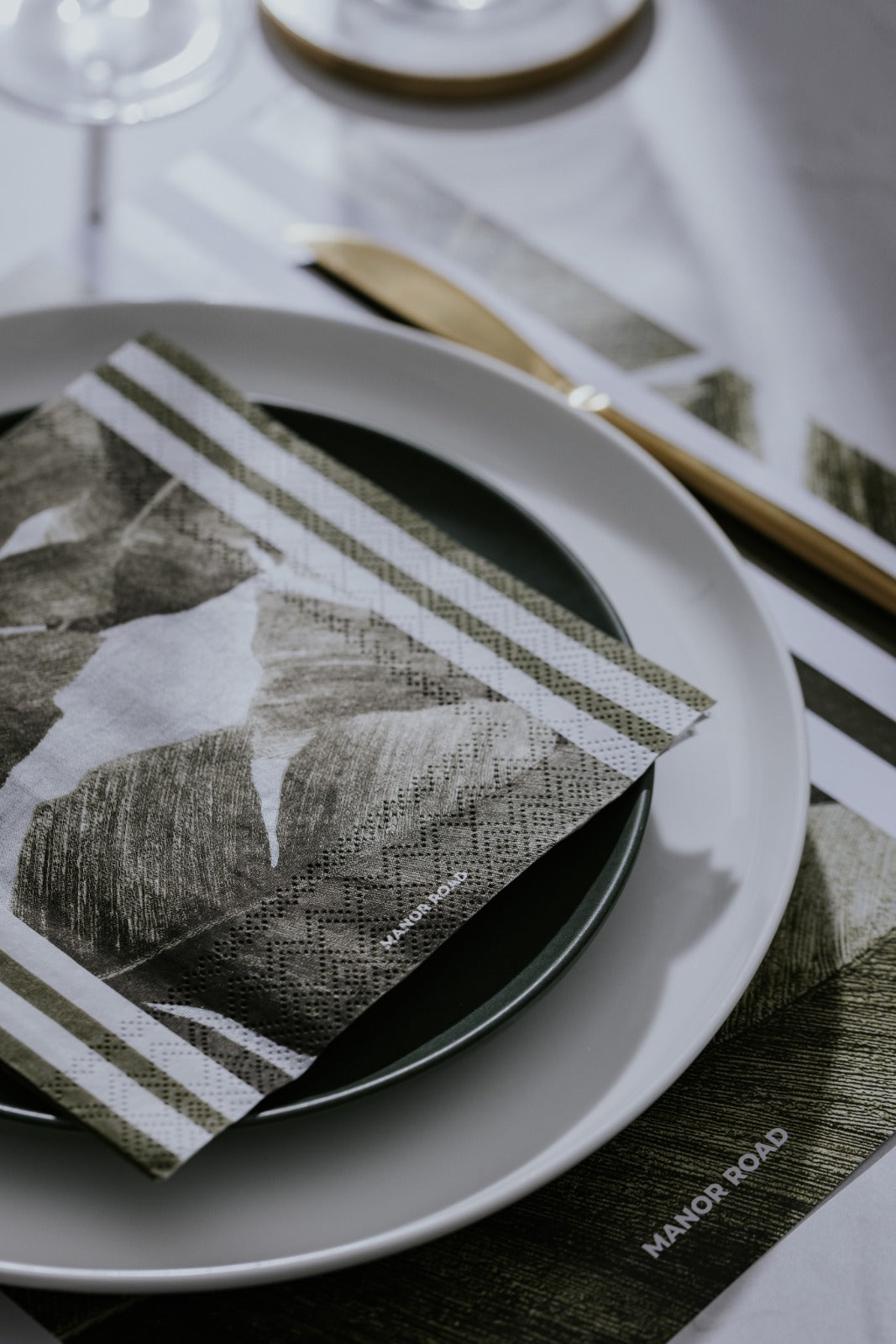 Rustic Palm Napkins - Luncheon / Cocktail