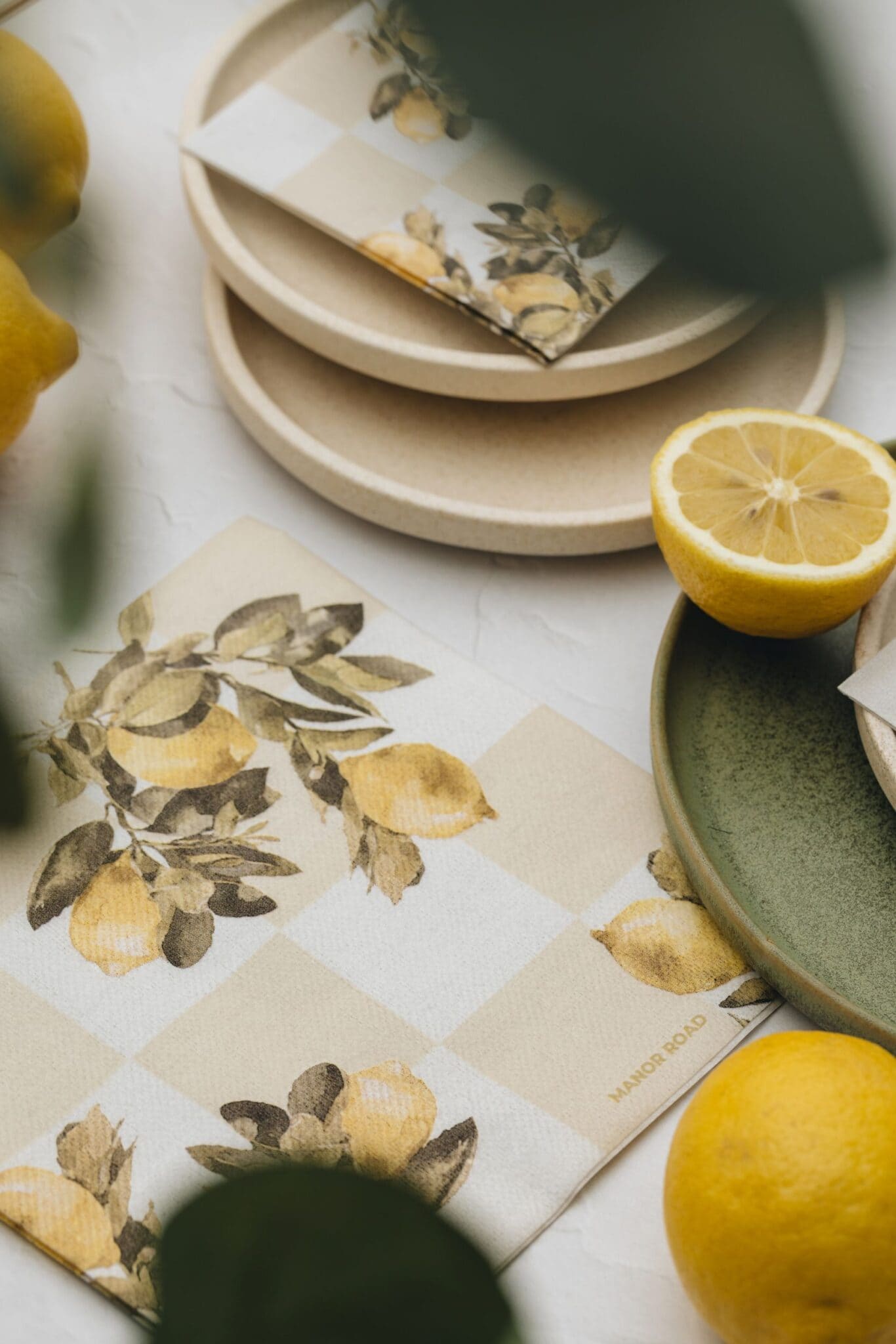 Citrons Napkins - Luncheon / Cocktail