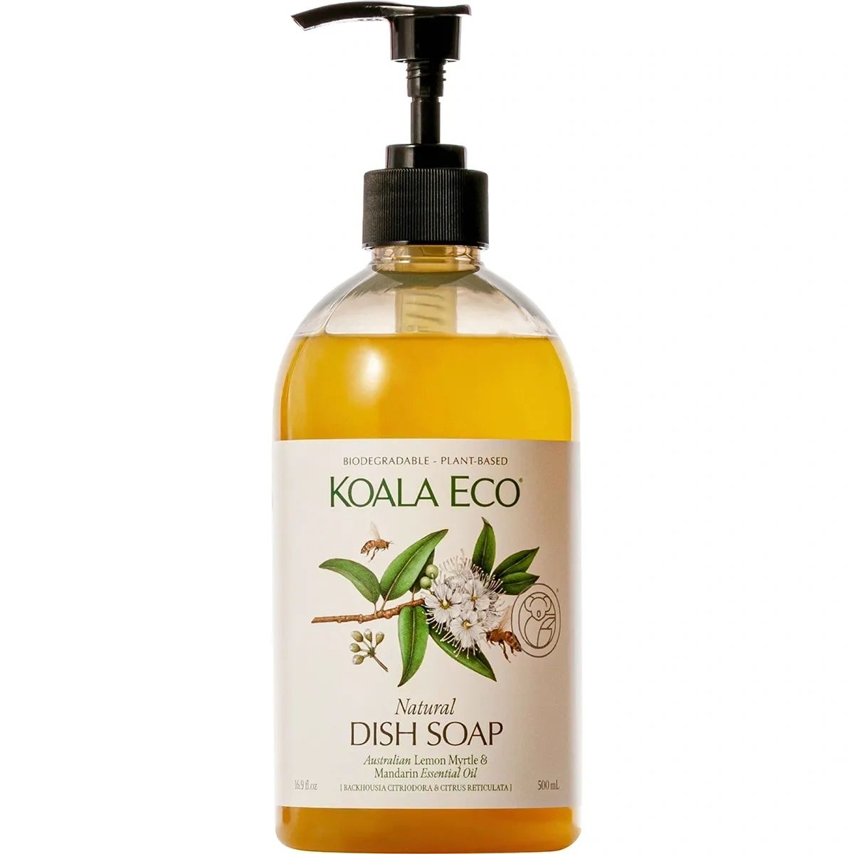 koala eco dish soap lemon myrtle & mandarin 500ml home and kitchen product