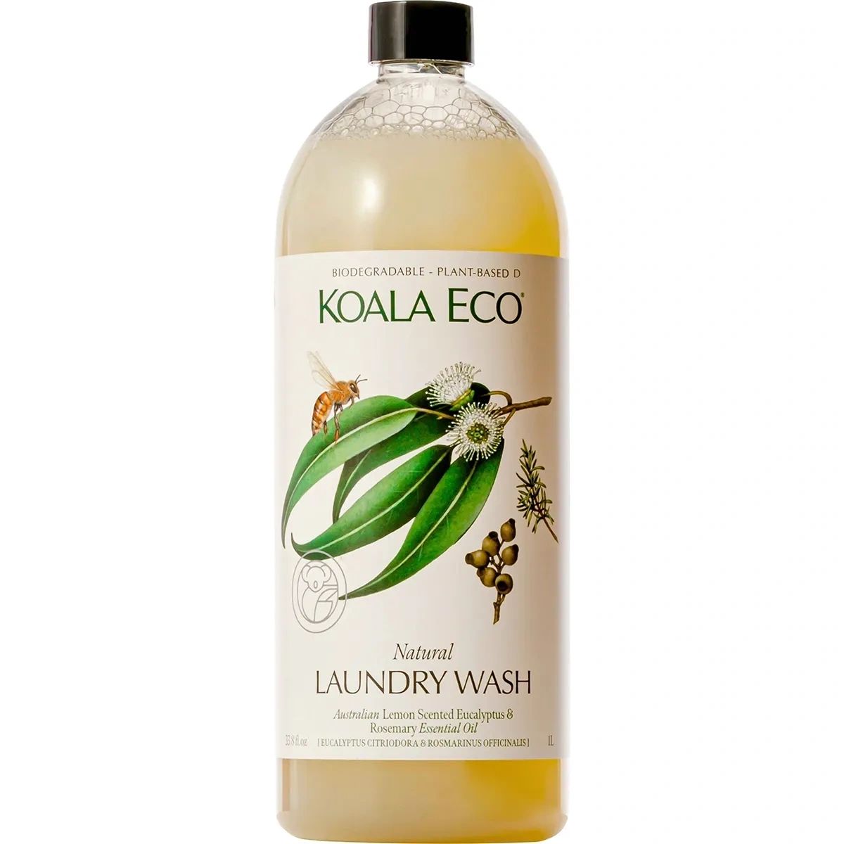 koala eco laundry wash lemon scented eucalyptus & rosemary 1l home and kitchen product