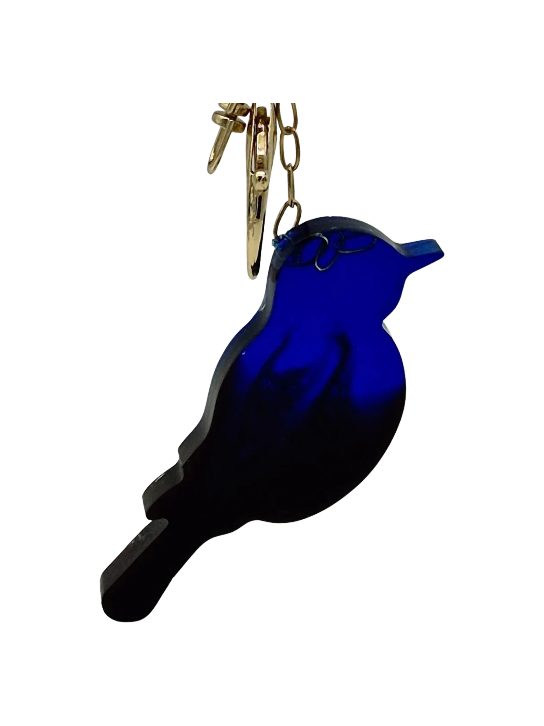keyring - resin bird blue home and kitchen product