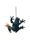 keyring - resin frog teal home and kitchen product
