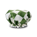 shower cap - olive checker home and kitchen product
