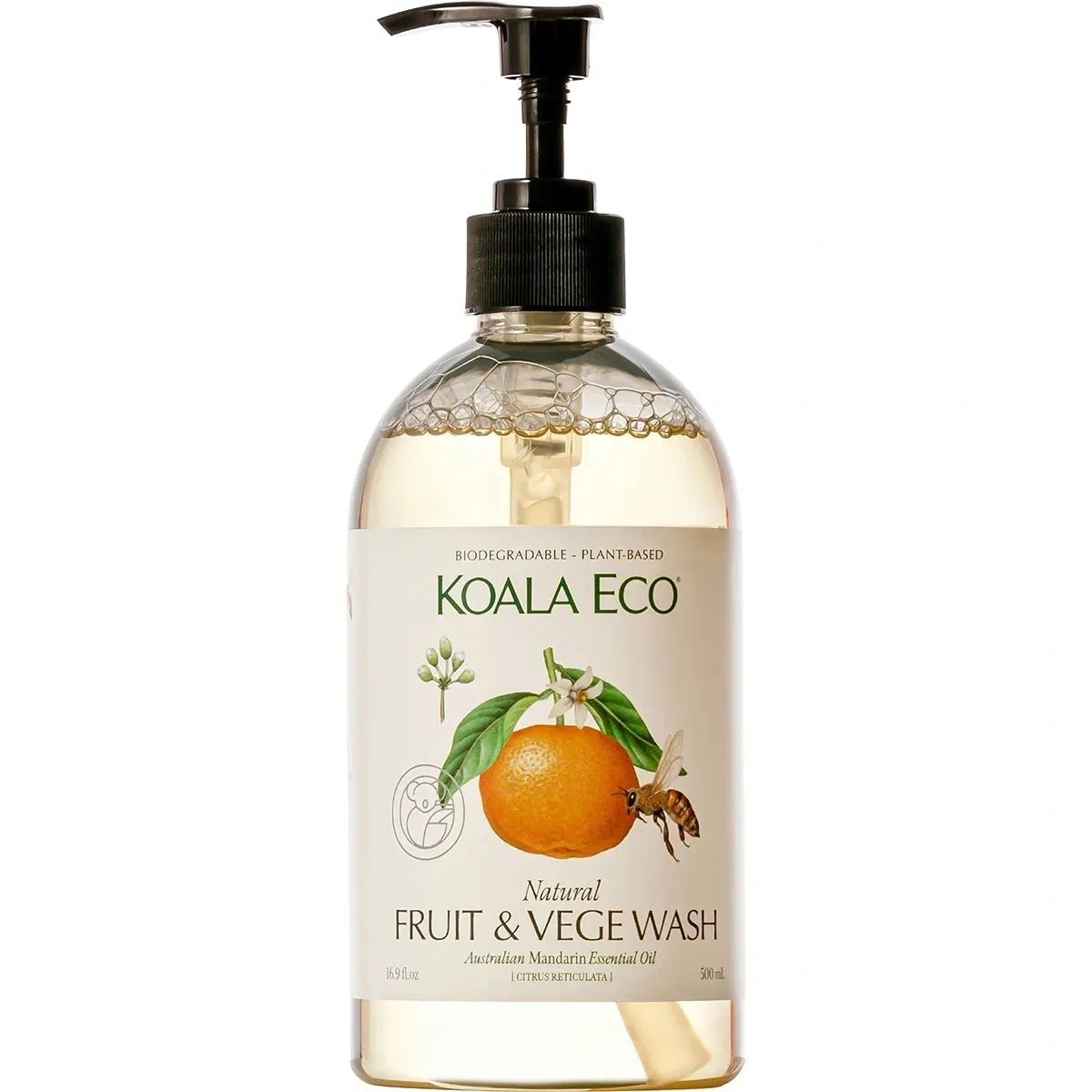 koala eco fruit & vegetable wash mandarin 500ml (preorder - ships in 3-5 days) home and kitchen product
