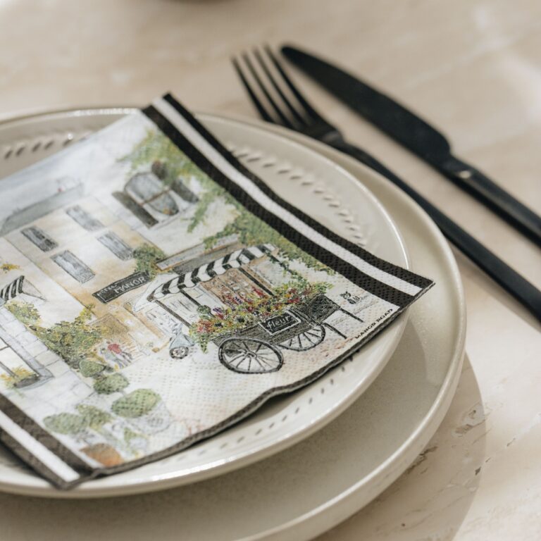 Fleur Market Napkins - Luncheon / Cocktail