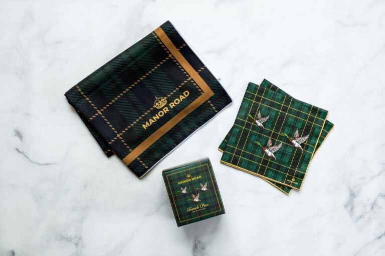Microfiber Tea Towel - Flying Mallards