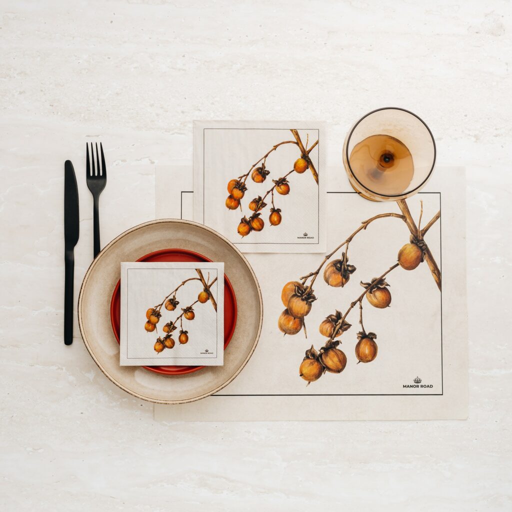 Persimmon Napkins - Luncheon / Cocktail