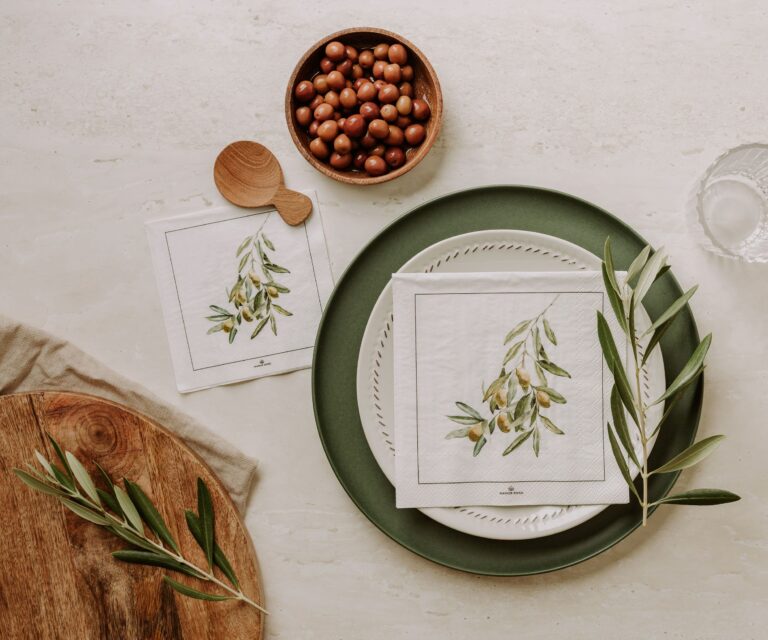 Wild Olives Napkins - Luncheon / Cocktail