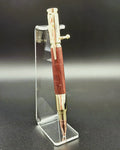 revolver click pen - jarrah handcrafted wooden writing pen
