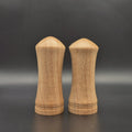 salt and pepper set - silky oak handcrafted wooden salt and pepper set