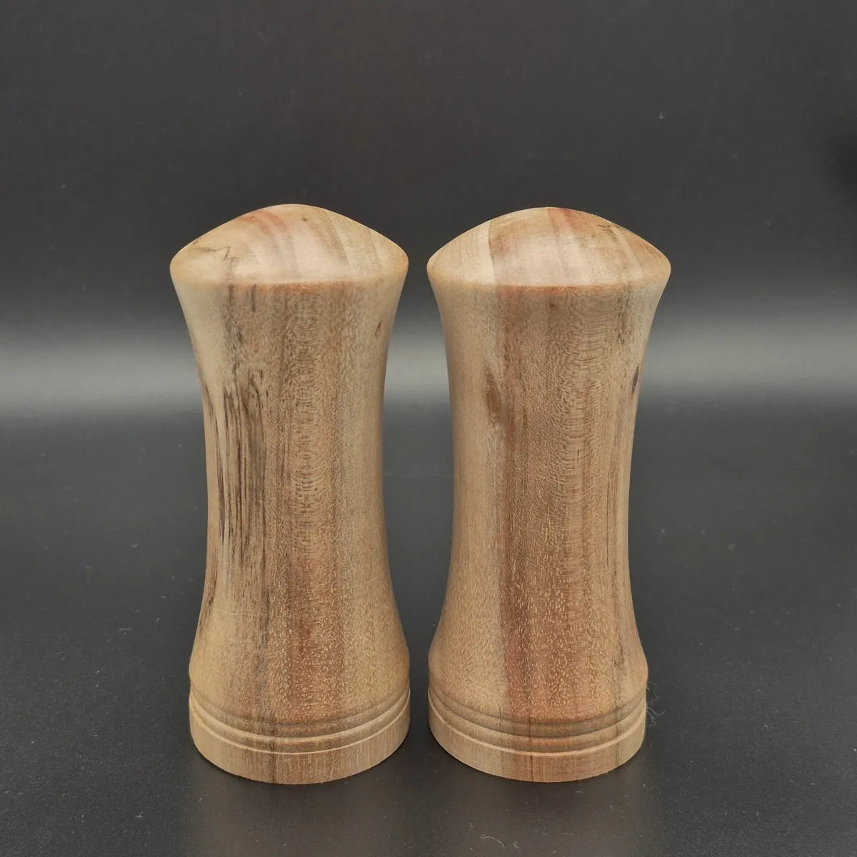 salt and pepper set - wattle handcrafted wooden salt and pepper set