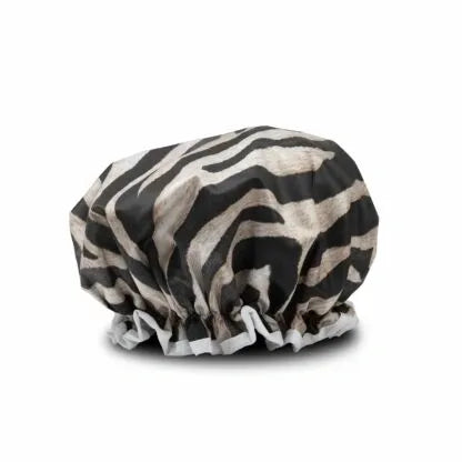 manor road shower cap - zebra home and kitchen product