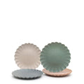 salt & pepper ikana side plates x 4 handcrafted wooden salt and pepper set