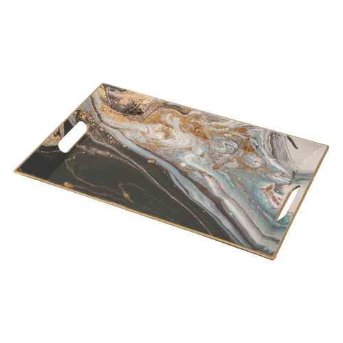 bevelled marble tray - medium home and kitchen product