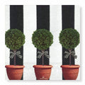decorative topiary napkins - dinner / luncheon / cocktail table napkins for dining and entertaining