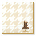 decorative classic houndstooth napkins – dinner / luncheon / cocktail table napkins for dining and entertaining