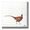 decorative pheasant napkins – luncheon table napkins for dining and entertaining