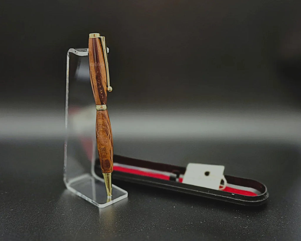 slimline buloke twist pen handcrafted wooden writing pen